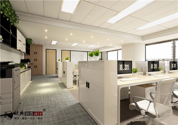 定边蒲惠办公室设计|构建一个心阅自然的室内形态空间
