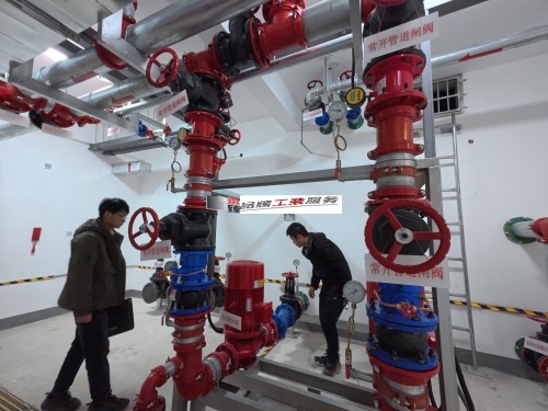 定边消防设计公司|定边悦桔酒店消防设计勘察现场